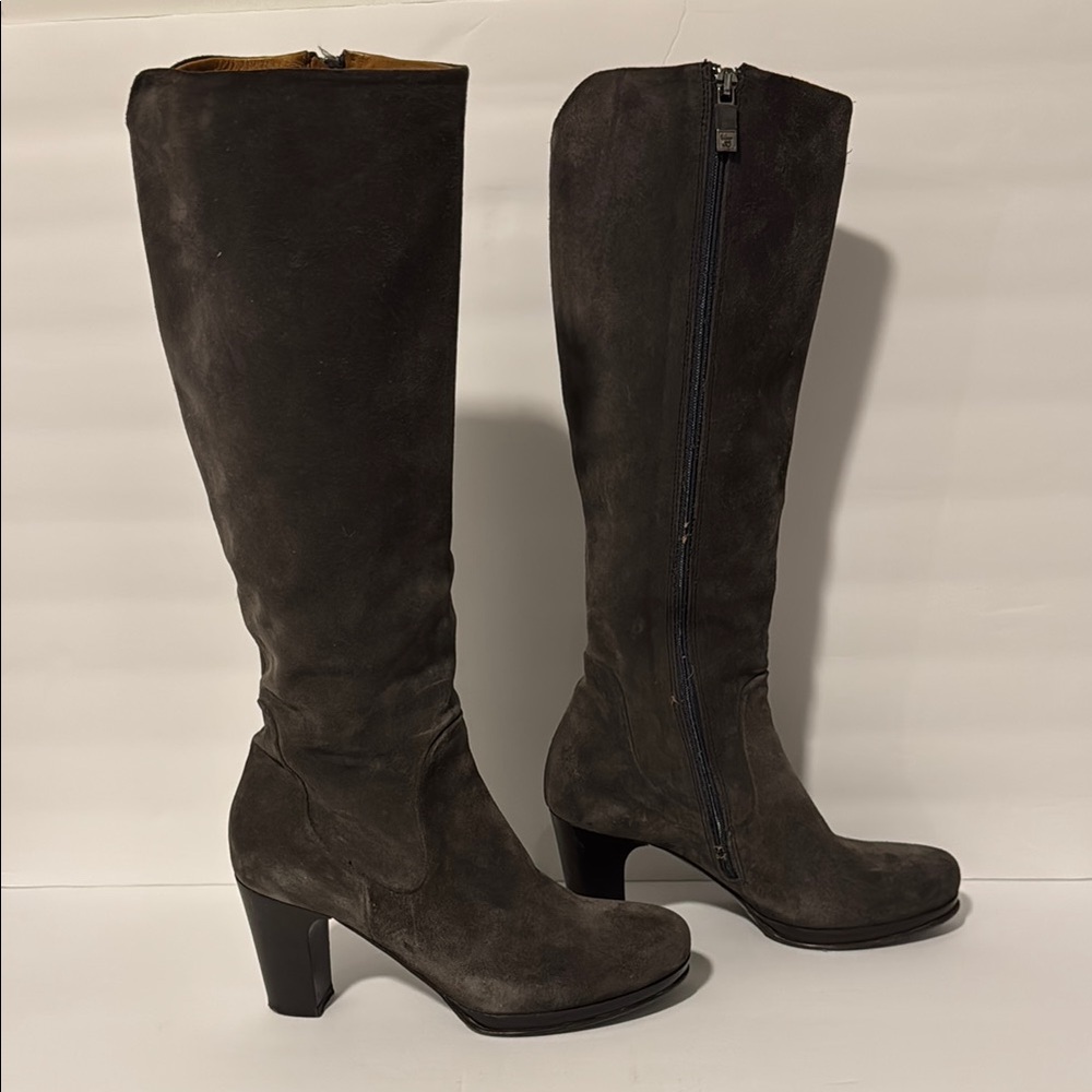 Alberto Fermani Dark Gry/Brownish Knee-High Boots!